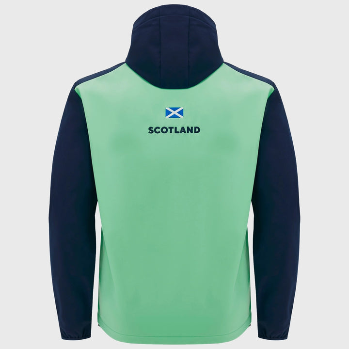 Macron Scotland Rugby Softshell Jacket Navy - Rugbystuff.com