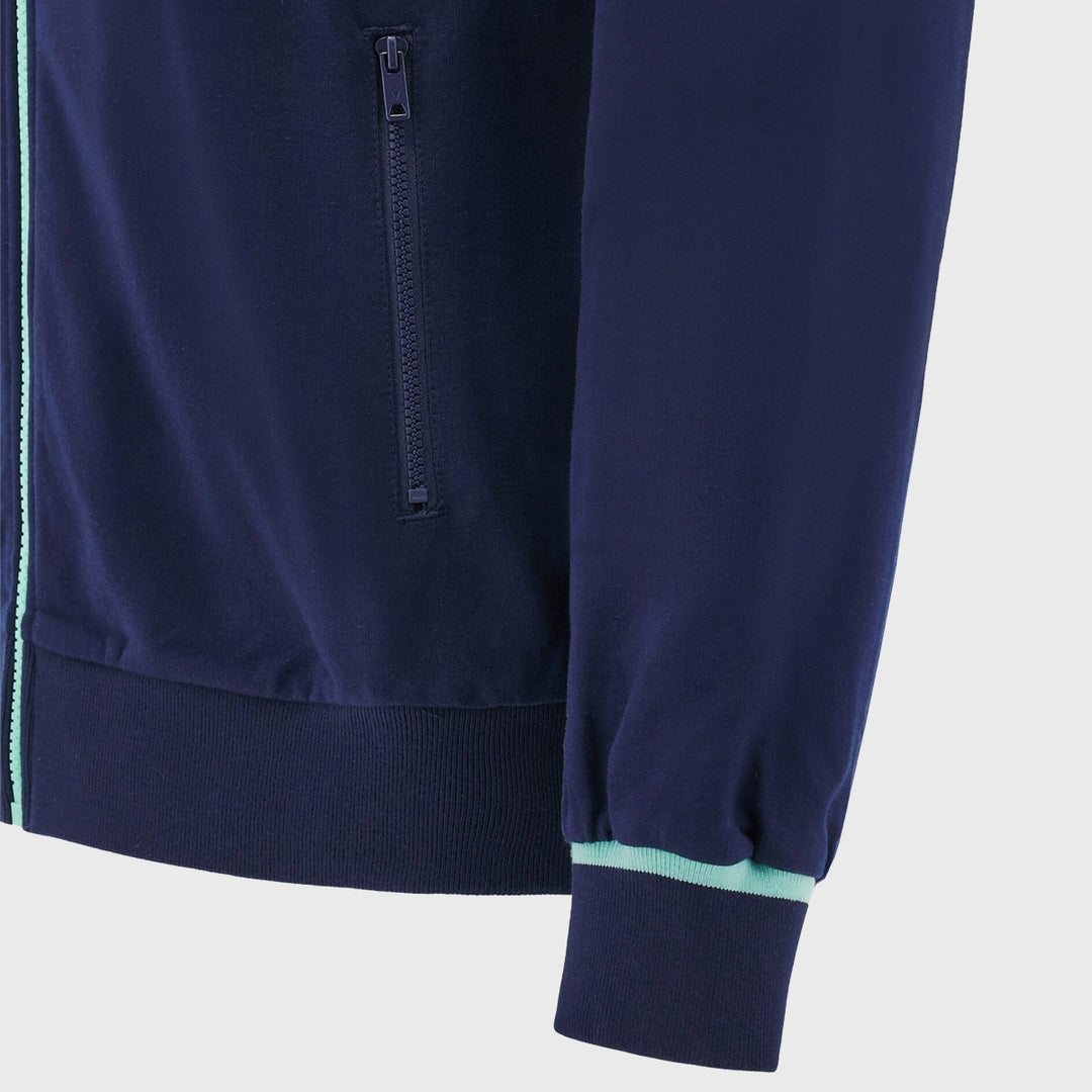 Macron Scotland Rugby Women's Full Zip Hoody Navy - Rugbystuff.com