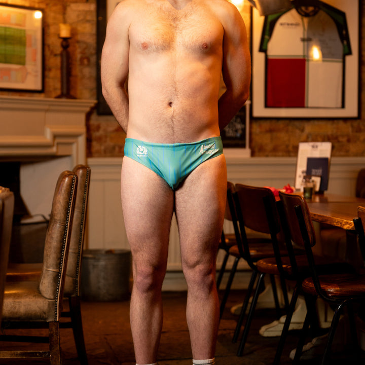 Budgy Smuggler Scotland Rugby Teal Claymore - Rugbystuff.com