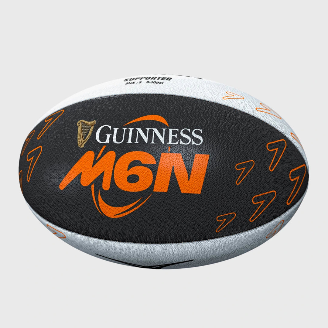 Gilbert Guinness Six Nations Supporter's Rugby Ball - Rugbystuff.com