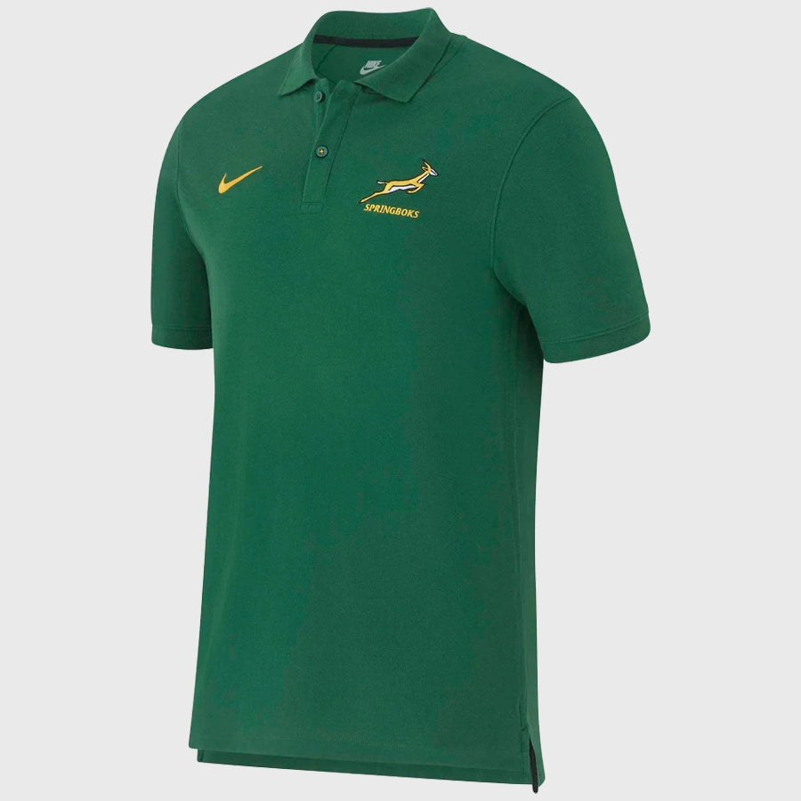 Nike Springboks Men's Unity Polo Shirt Green - Rugbystuff.com