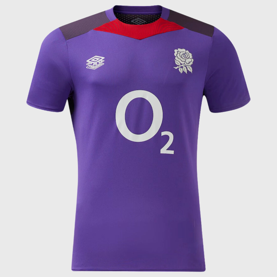 Umbro England Rugby Men's Gym Tee Prism Violet - Rugbystuff.com