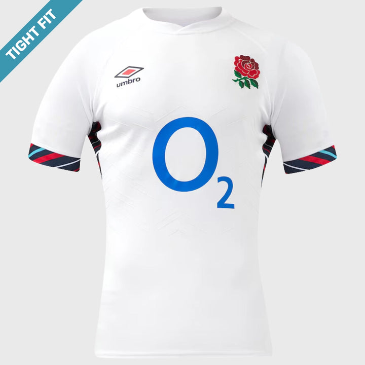 Umbro England Men's Home Pro Rugby Shirt 2024/25 - Rugbystuff.com