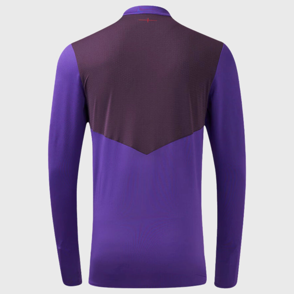 Umbro England Rugby Women's 1/4 Zip Mid Layer Top Prism Violet - Rugbystuff.com