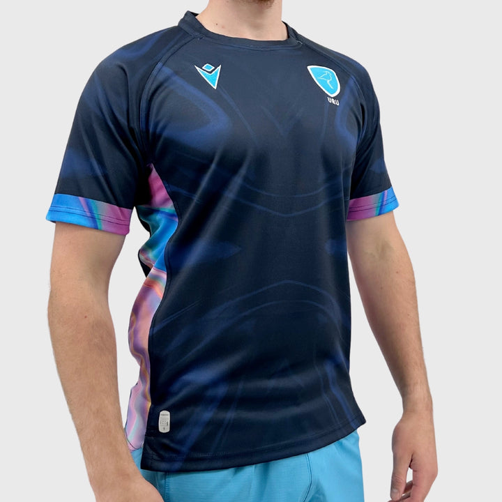 Macron Uruguay Men's Training Rugby Shirt - Rugbystuff.com