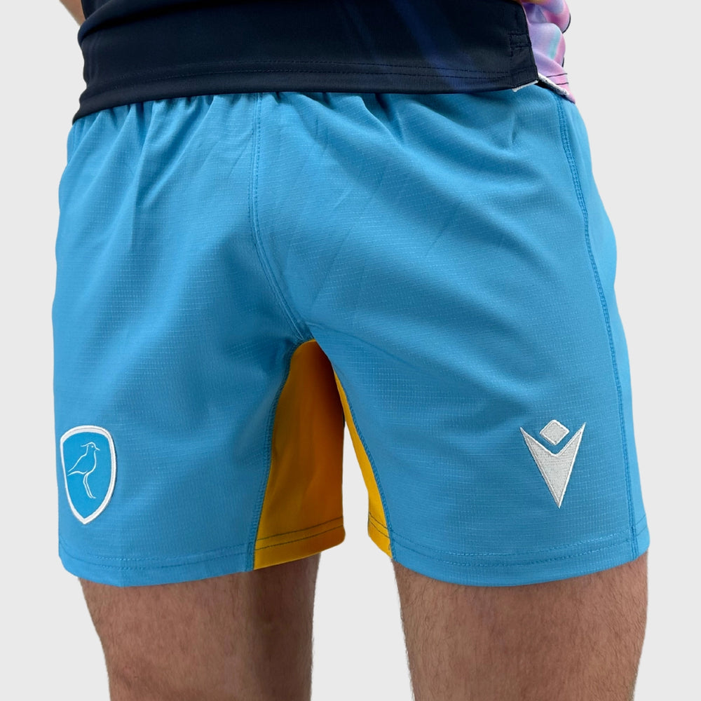 Macron Uruguay Men's Away Rugby Shorts - Rugbystuff.com