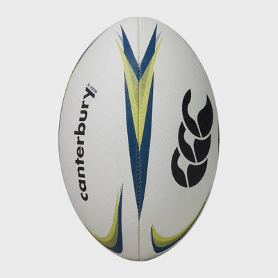 Canterbury Mentre Rugby Ball White/Teal/Yellow