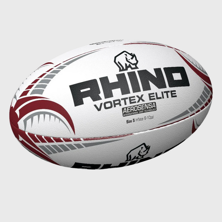 Rhino Vortex Elite Match Rugby Ball - Rugbystuff.com