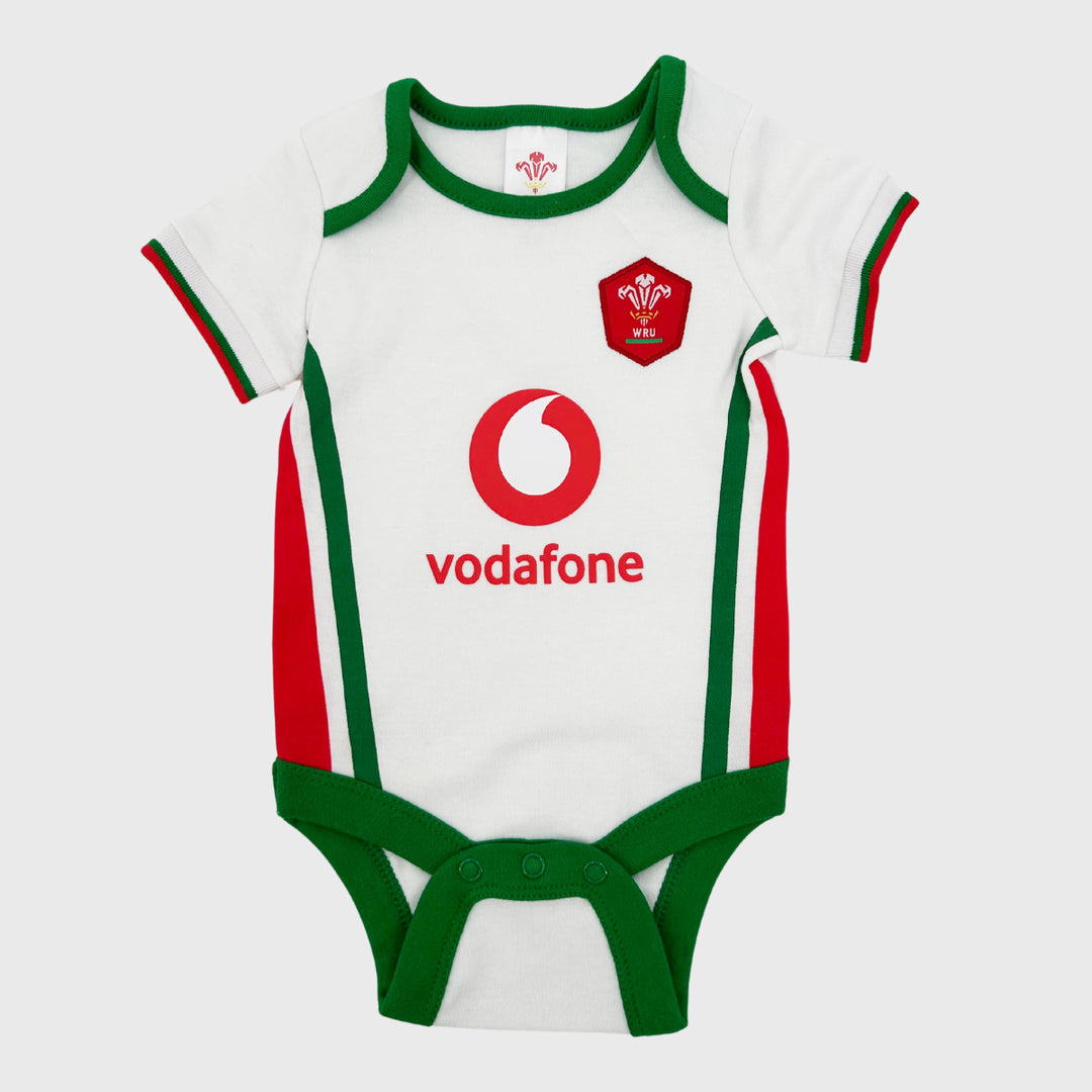 Brecrest Wales Rugby Baby Bodysuit 2 Pack 2024/25 - Rugbystuff.com