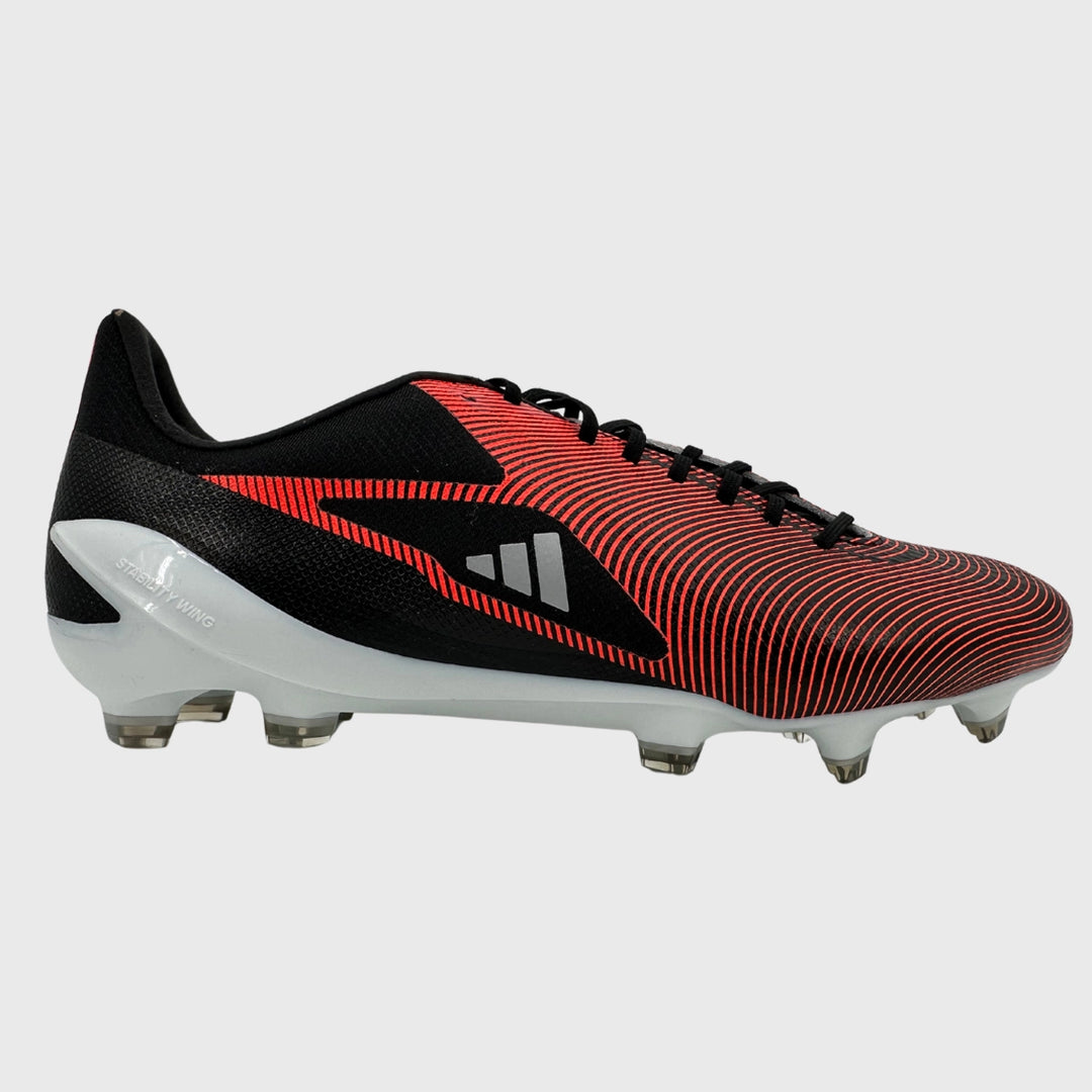 Adidas Adizero RS15 Pro FG Rugby Boots Black/Red