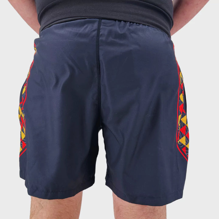 Classic Chiefs Super Rugby Performance Gym Shorts Black 2025 - Rugbystuff.com