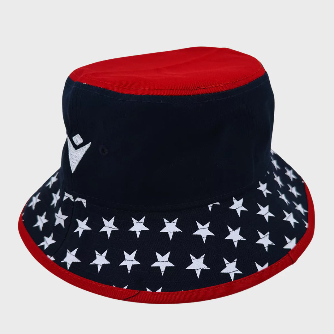 Macron USA Rugby Bucket Hat Navy - Rugbystuff.com