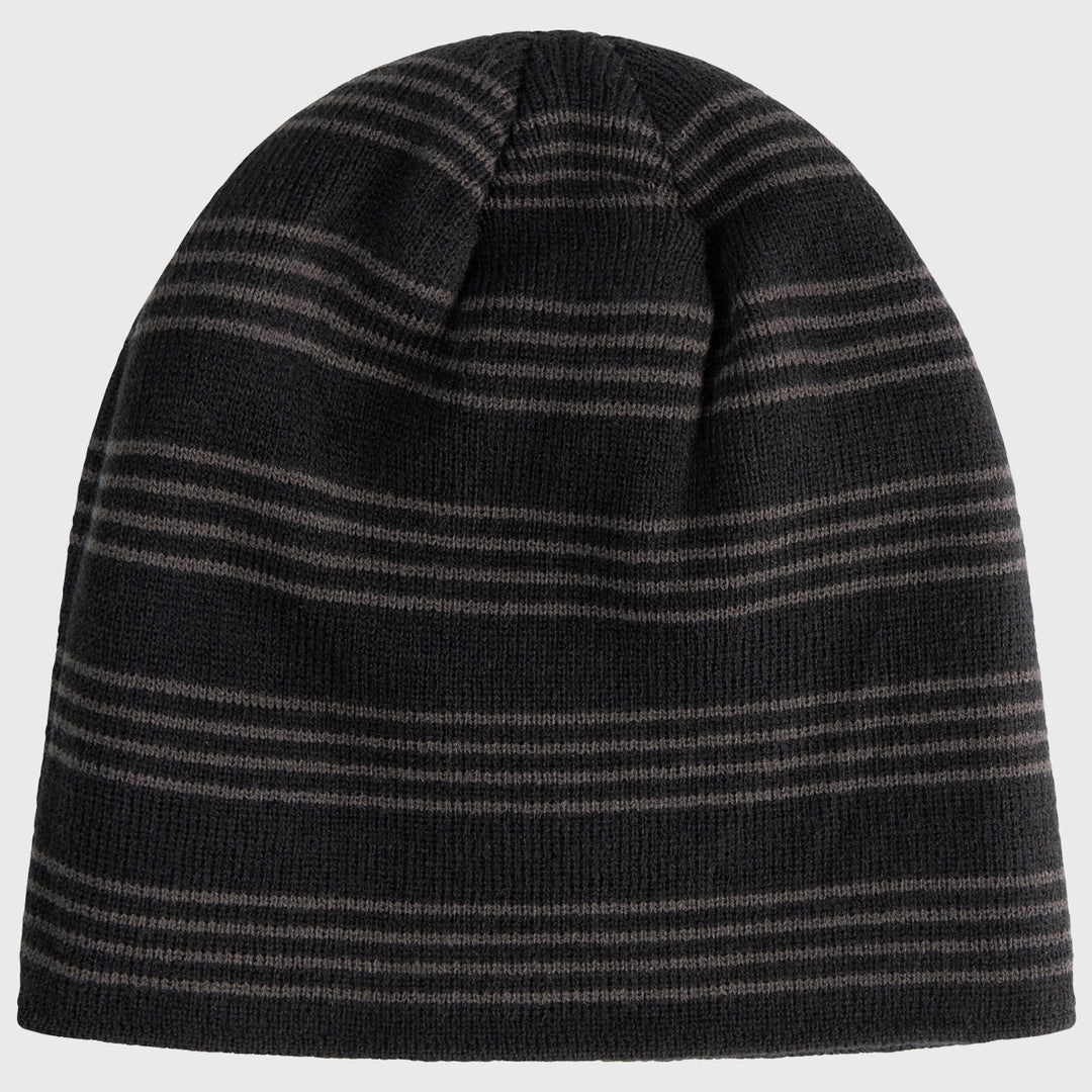 Canterbury Stripe Beanie Hat Black - Rugbystuff.com