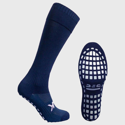 Atak Sports Shox Full Length Grip Socks Navy