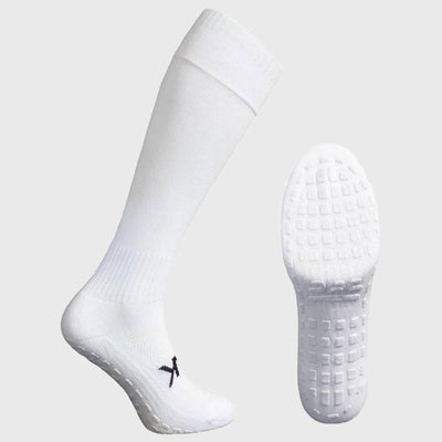 Atak Sports Shox Full Length Grip Socks White