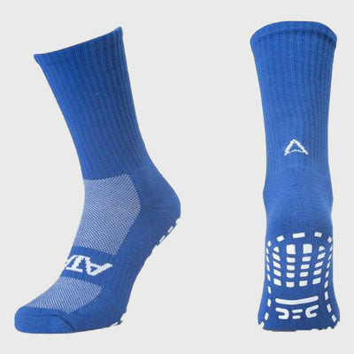 Atak Sports Shox Mid Length Grip Socks Royal