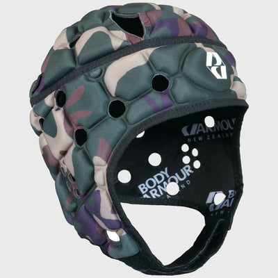 Body Armour Kid's Ventilator Rugby Headguard Green Camo