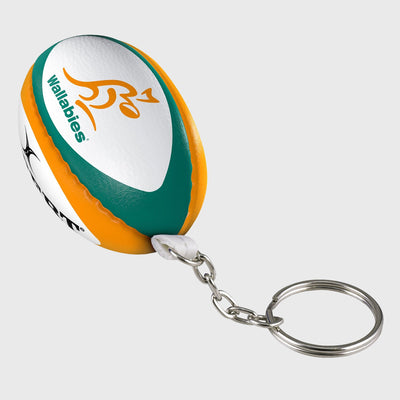 Gilbert Australia Replica Rugby Ball Keyring